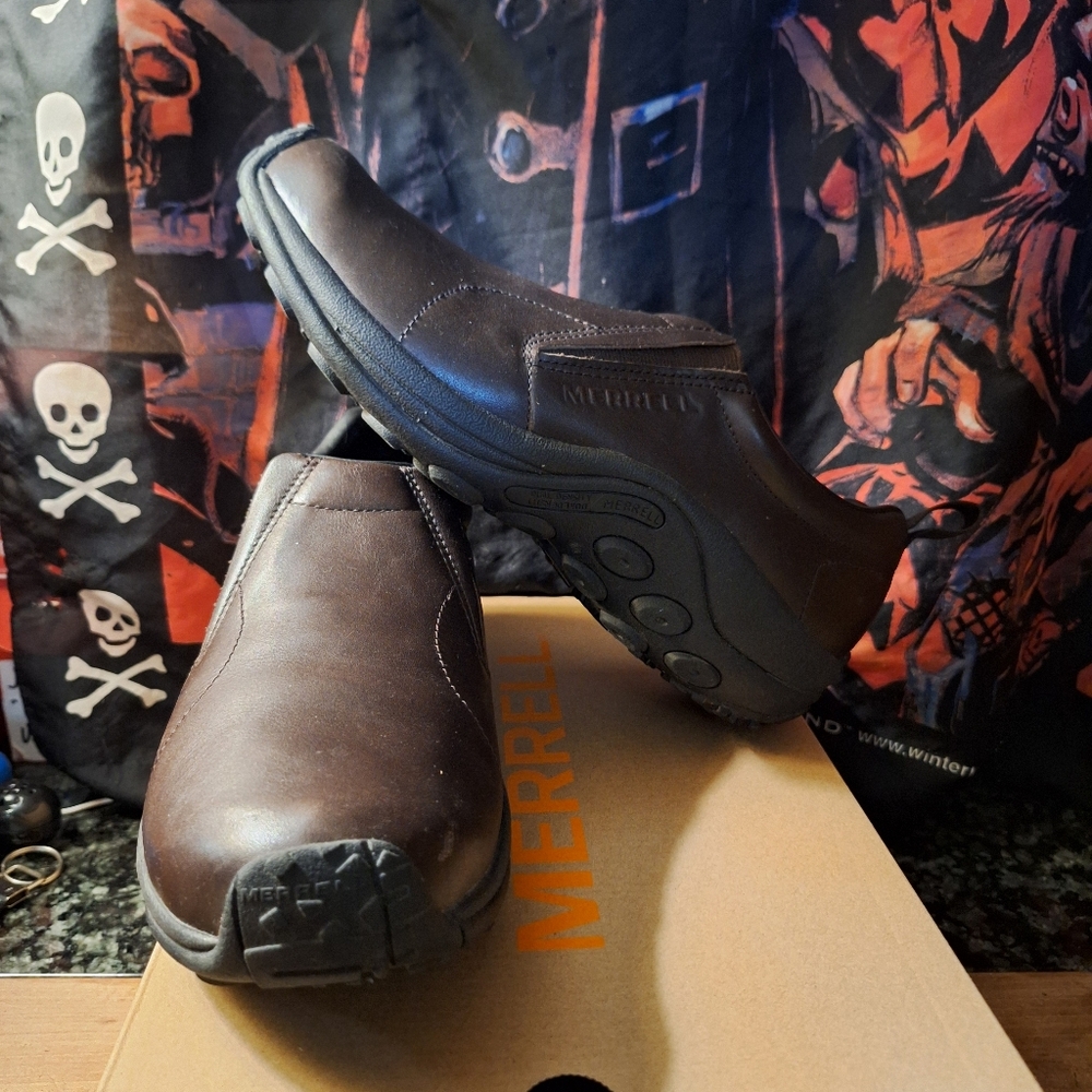 Merrell Men's Brown Leather Shoes